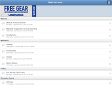 Tablet Screenshot of forums.mapletip.com